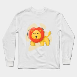 Cute Lion Long Sleeve T-Shirt